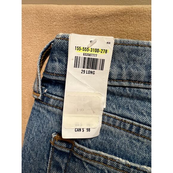Abercrombie and Fitch The straight Midrise Size 8/29‎ Long NWT - Picture 5 of 5
